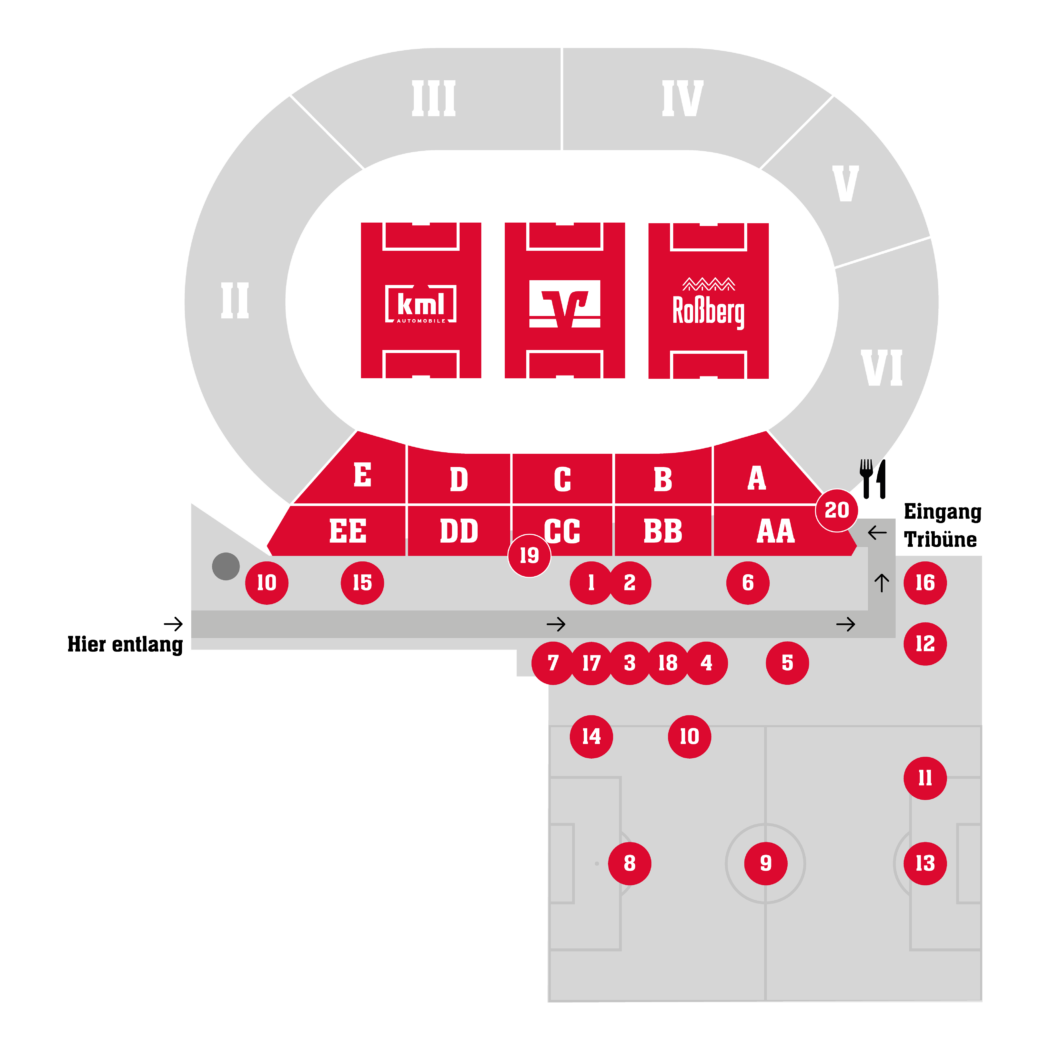 Kreuzeiche Cup Lageplan