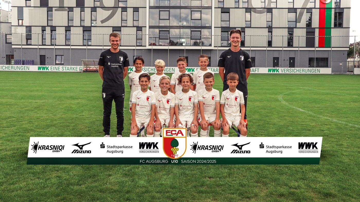 U10 des FC Augsburg