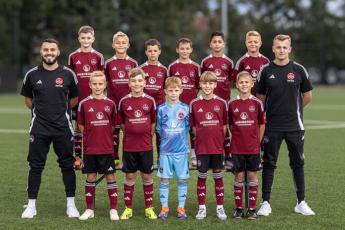 Die U10 des 1. FC Nürnberg